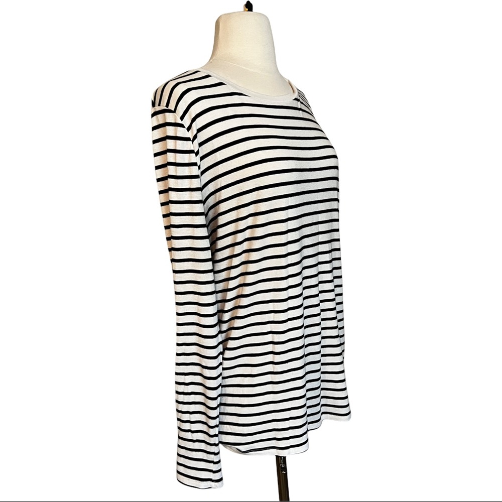 womens long sleve striped super soft  size XL